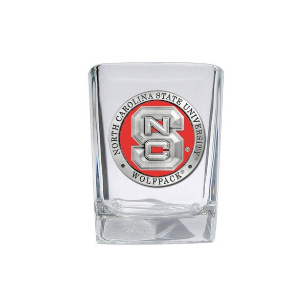 Square Shot Enamel Red with "S" Log